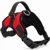 Dog Chest Strap Traction Rope Explosion proof Flushing Dog Chest Strap - black - XS