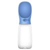 Pet Water Cup Outdoor Portable Water Bottle - Sea blue - 550ML