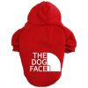 Pet Hoodie For Winter; Warm Dog Hoodie Pet Sweatshirts; Pet Clothes For Small Medium Dogs & Cats - Red - XS