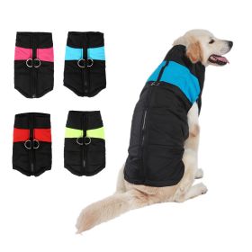 Windproof Dog Winter Coat Waterproof Dog Jacket Warm Dog Vest Cold Weather Pet Apparel  for Small Medium Large Dogs  - 5XL - Blue