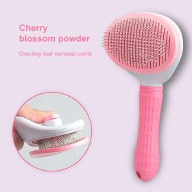 Dog Hair Remover Comb Cat Dog Hair Grooming And Care Brush For Long - Red