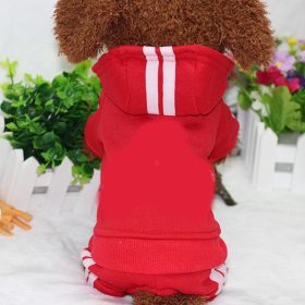 Pet four-legged clothes - Red - S