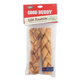 Castor And Pollux Good Buddy Braided Sticks Dog Chews - Chicken Braids - Case Of 9 - Default