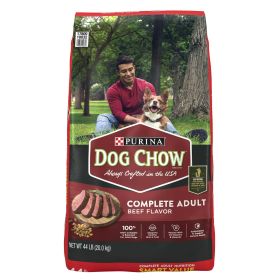 Purina Dog Chow Beef Flavor Dry Dog Food 44 lb Bag - Dog Chow