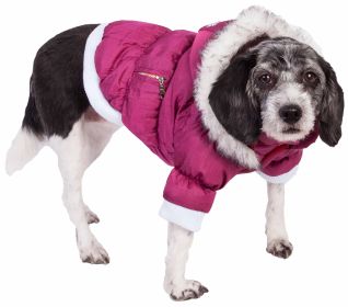 Metallic Fashion Pet Parka Coat - Small