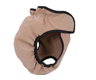 Pet Life Pooper-Dooper Protective, Reusable, And Washable Training Dog Diaper Cover-Up - Khaki - Medium