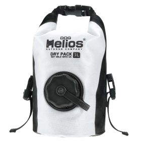 Dog Helios 'Grazer' Waterproof Outdoor Travel Dry Food Dispenser Bag - White - Default