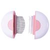 Pet Life 'LYNX' 2-in-1 Travel Connecting Grooming Pet Comb and Deshedder - Pink - Large