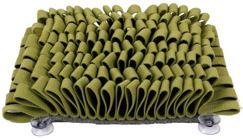 Pet Life 'Sniffer Grip' Interactive Anti-Skid Suction Pet Snuffle Mat - Green