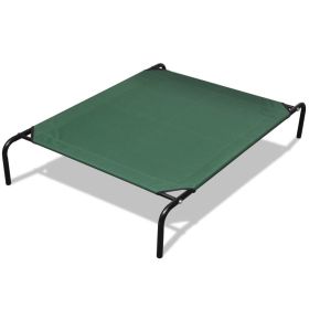 Elevated Pet Bed with Steel Frame 2' 11" x 1' 11" - Green