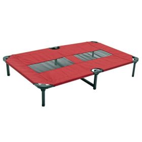 Elevated Pet Bed, Red, X-Large, 48"L - Red