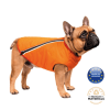 Sustainable Dog Jacket Vest - Orange - M