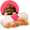 Dog Macarons - Count of 6 (Dog Treats | Dog Gifts) - Rose