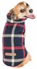 Pet Life 'Allegiance' Classical Plaided Insulated Dog Coat Jacket - Blue - X-Large