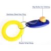 Portable Training Guide Clicker Dog Supplies Whistle Trainer Delicate Button Clicker Pets Dog Cat Pet Clicker - Blue