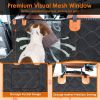 Gm car car pet pad waterproof car seat cover pet car pad special car artifact for dogs - Black - 137x147