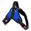 Dog Chest Strap Traction Rope Explosion proof Flushing Dog Chest Strap - blue - XL