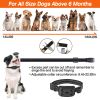 Wireless Electric Dog Fence Waterproof Pet Shock Boundary Containment System Electric Training Collar for Small Medium Large Dogs - ReceiverOnly - Bla