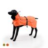 BLACKDOGGY Dog Coats Small Waterproof,Warm Outfit Clothes Dog Jackets Small,Adjustable Drawstring Warm And Cozy Dog Sport Vest-(orange, size M) - as p