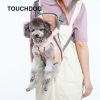 Touchdog 'Wiggle-Sack' Fashion Designer Front and Backpack Dog Carrier - Blue - Medium