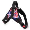 Dog Chest Strap Traction Rope Explosion proof Flushing Dog Chest Strap - Star Spangled Banner - XL