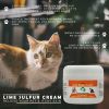 Lime Sulfur Pet Skin Cream - Pet Care and Veterinary Treatment for Itchy and Dry Skin - Safe Solution for Dog;  Cat;  Puppy;  Kitten;  Horse‚Ä¶ - 2 oz