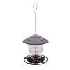 Outdoor garden hanging hummingbird feeder; retractable hummingbird feeder; bird feeder - Grey-1