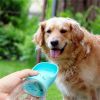 Pet Water Cup Outdoor Portable Water Bottle - Sea blue - 550ML