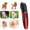 Pet Grooming Kit Rechargeable Cordless Dog Grooming Clippers Low Noise Electric Dog Trimmer Shaver Hair Cutter w/ 4 Guide Combs Scissors Oil - Hair Sh