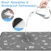 2Pcs Washable Pet Pee Pads For Puppy Kittens Dogs Cats Reusable Potty Mats Machine Washable  - M