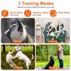 IP67 Waterproof Electric Dog Training Collar Rechargeable Dog Receiver with Light Beep Vibration Shock Fit for All Dogs 10-150LBS - D0102HGBAWA