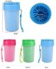 Pet Portable Paw Cleaner Dog Paw Washer Cup Paw Cleaner for Cats and Small / Medium / Large Dogs - green - small