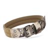 Super strong large dog collar with D-Ring & Buckle Collars Medium sized dog Golden haired horse dog Fierce dog collar - Camouflage - L