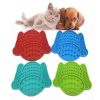 Lick Mat for Dogs Slow Feeder Bowl, Pet Lick Mat for Anxiety Reduction, Dog Lick Pad for Treats & Grooming, Use in Shower & Bath with Suction Cup - bl