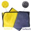 Quick-drying Pet Dog And Cat Towels; Soft Fiber Towels Water-absorbent Bath Towel Cleaning Pet Towel - Yellow - 100*50cm/39.4*19.7in