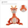 dog chew toys plush sound toys grinding teeth resistant to bite interactive pet dog toys - Deer human armour