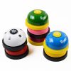 Pet Toy Training Called Dinner Small Bell Footprint Ring Dog Toys For Teddy Puppy Pet Call - Red