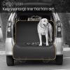 Cargo Liner for Dogs; Water Resistant Pet Cargo Cover Dog Seat Cover Mat for car Sedans Vans with Bumper Flap Protector; Non-Slip - Orange - 54 * 58 i