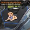 Car pet mat Scratch-proof wear-resistant pet cover dual-purpose rear seat cushion double Oxford car dog pad car pet pad - Orange red - (54*57.8IN-137*