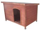 Outdoor Wooden Dog Kennel with leg protectors in backyard Dog House for small to medium dogs - as Pic