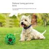 Dog toy hollow ball bite-resistant elastic rubber ball bell pet toy; Jingle Bell Toy Ball - red - Hollow ball (with bell)