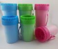 Pet Portable Paw Cleaner Dog Paw Washer Cup Paw Cleaner for Cats and Small / Medium / Large Dogs - green - small