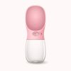 Pet Water Cup Outdoor Portable Water Bottle - Pink With filter - 550ML