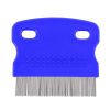 1 Pcs Stainless Steel Dog Eye Clean Care Comb Portable Pet Removing Tear Marks Comb Pet Grooming Comb Flea Removal Comb for Cat Dog - as the picture -