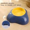 Egg-shaped Pet Bowl Drinking Water Single Bowl Double Bowl Dog Bowls Cute Pet Feeding Bowl Egg Yolk Shaped Food And Water Elevated Bowl Feeder - Doubl