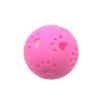 Rubber Pet Ball Toys Sound Interactive Durable Molar Dog Training Toys For Medium and Big Dogs Cleaning Teeth Pet Supplies - Green